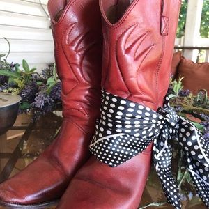 Oxblood Red Leather boots.  BEAUTIFUL COLOR.